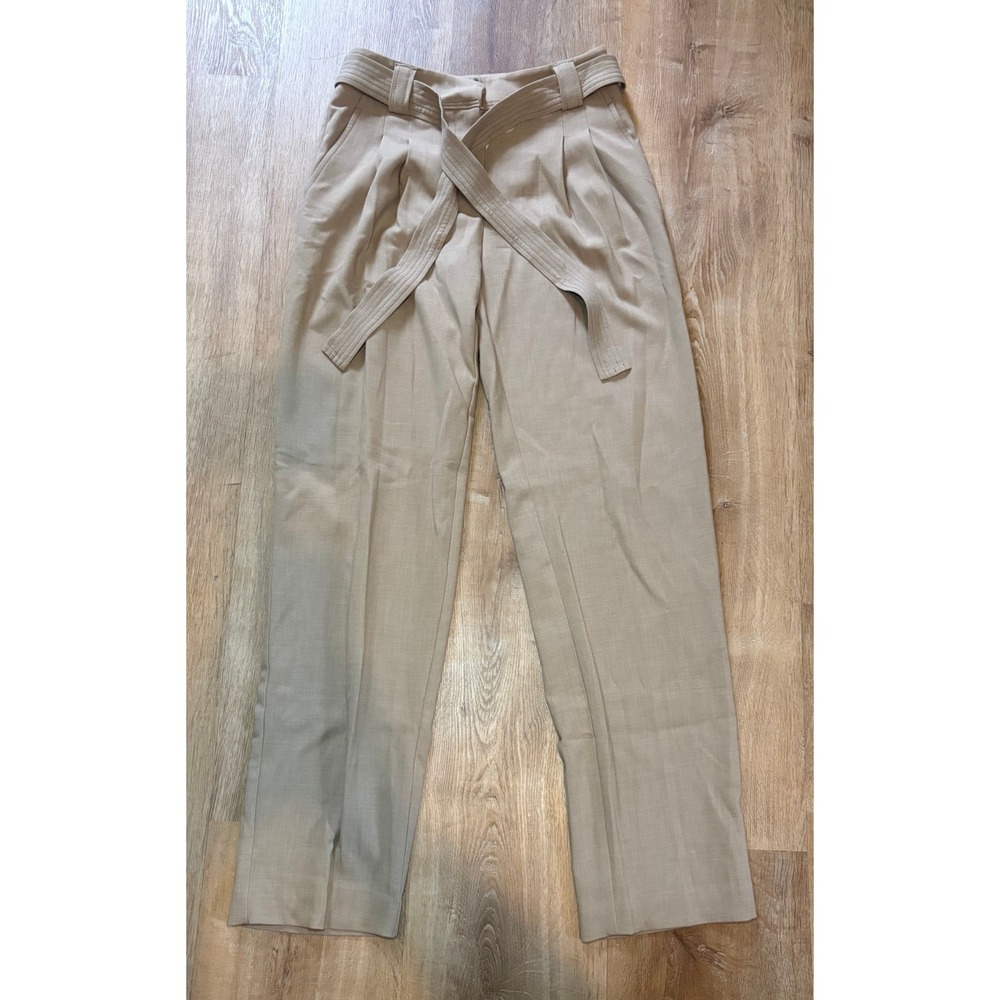 Maeve Brown Paperbag Pants